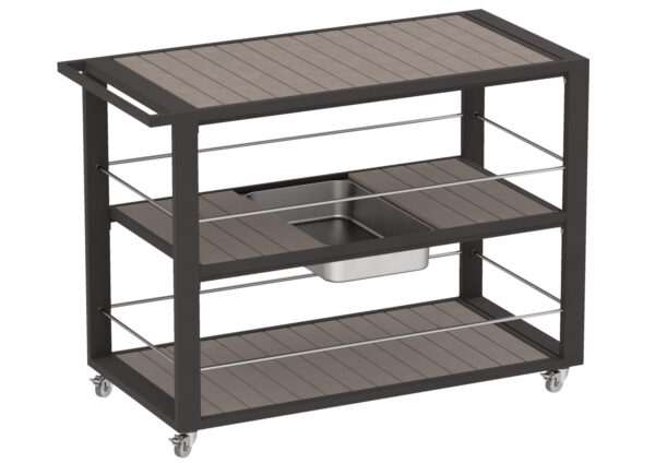 Serving trolley set Aventuro with shelves and GN container