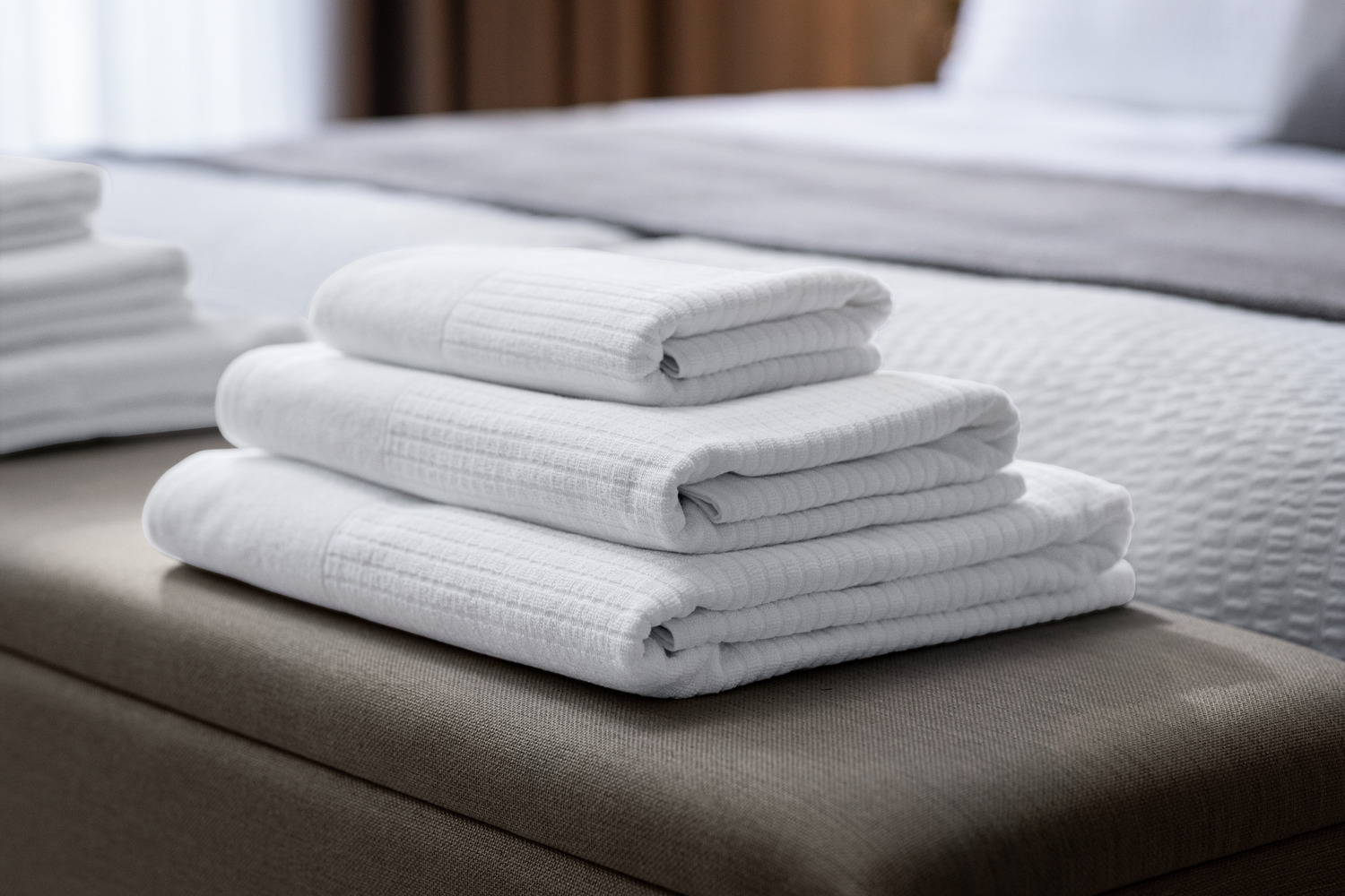 Hand towel Alassio small checkered