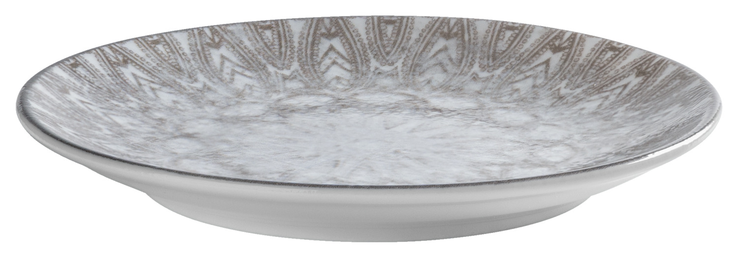 Porcelain flat plate Kalaya round
