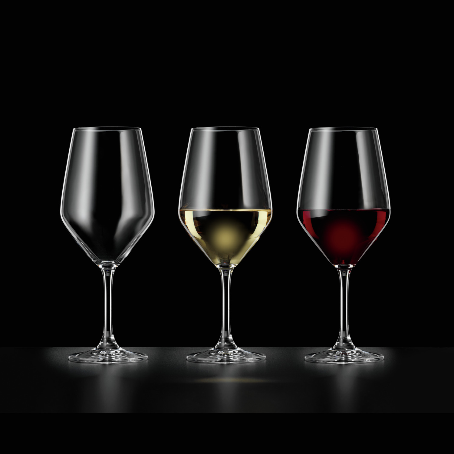 Universal wine glass Festino without filling line