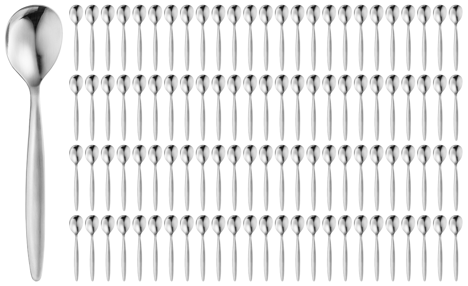 Value pack egg spoon Palermo/Fortuna 100 pieces