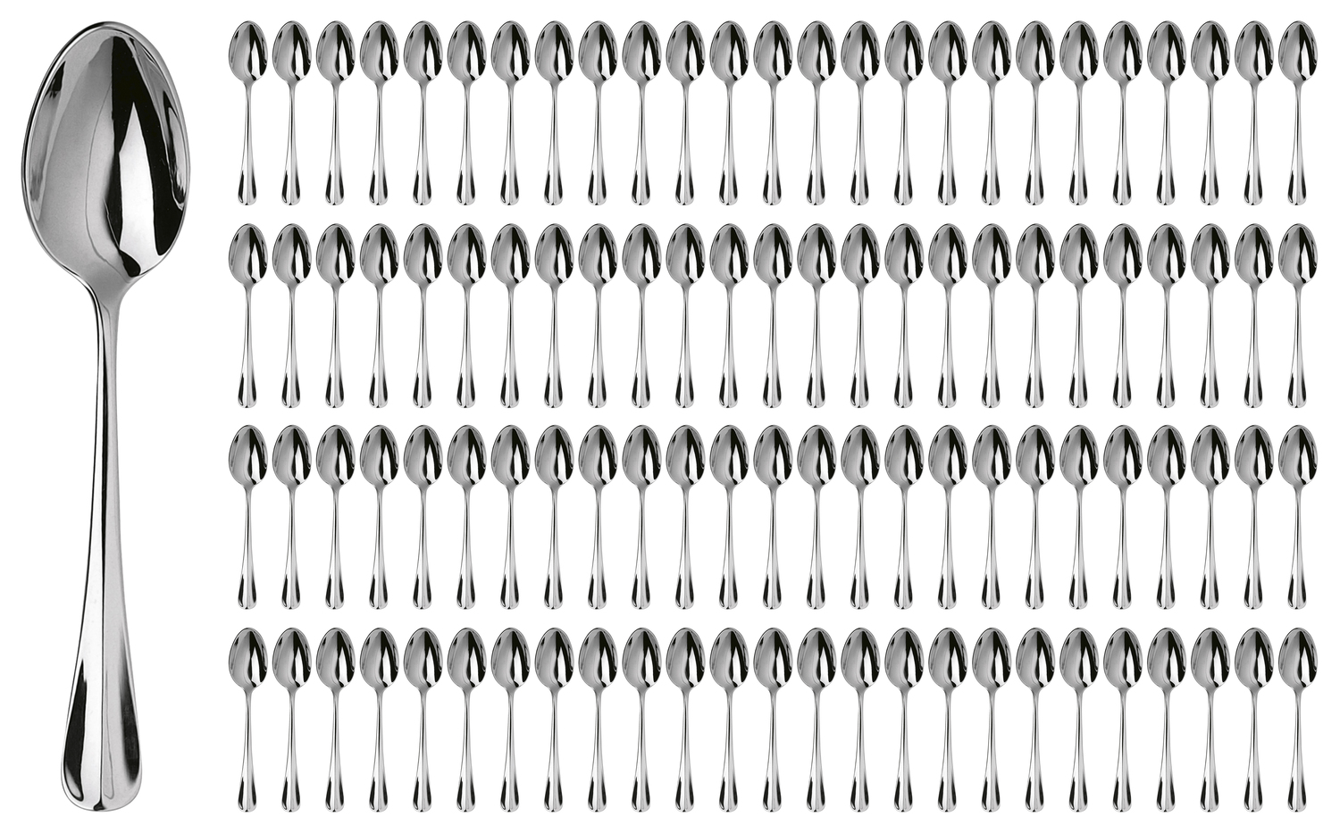 Value pack coffee spoon Paris 100 pieces