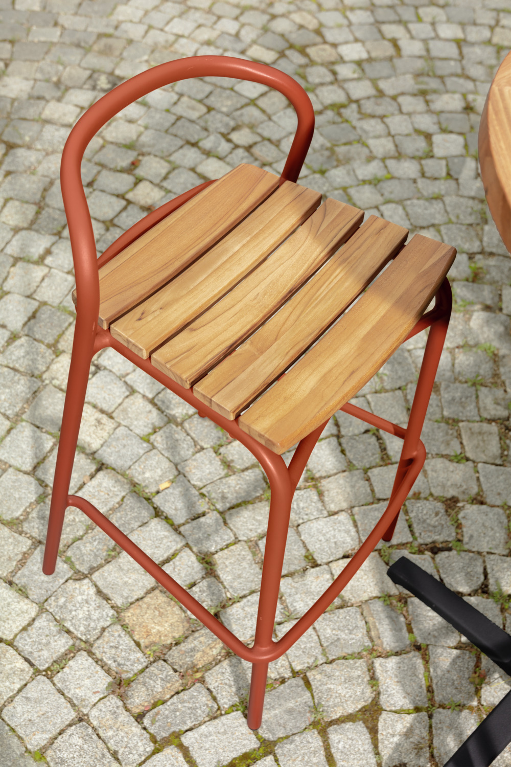 Outdoor teak bar chair Zolia