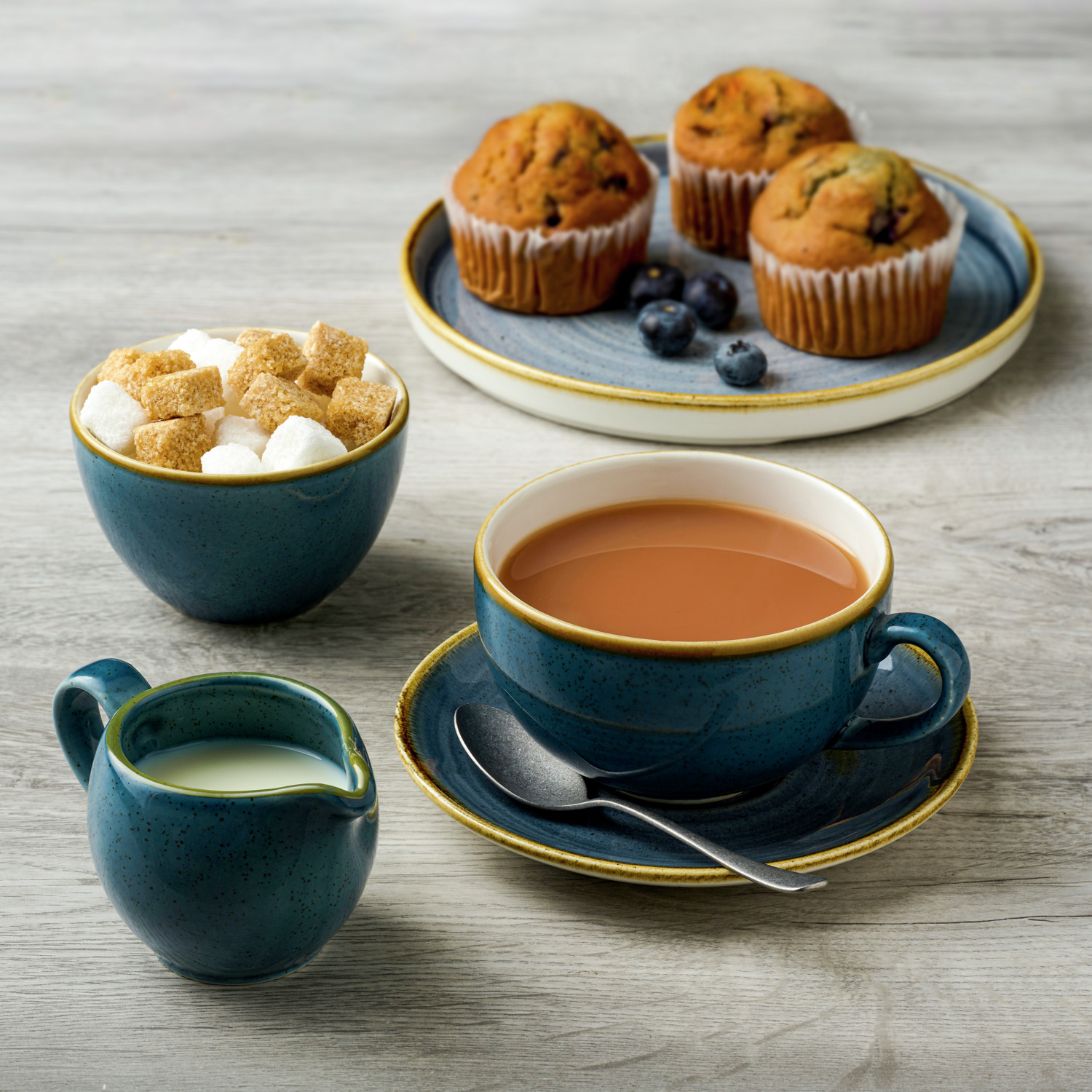 Cappuccino cup Stonecast Blueberry