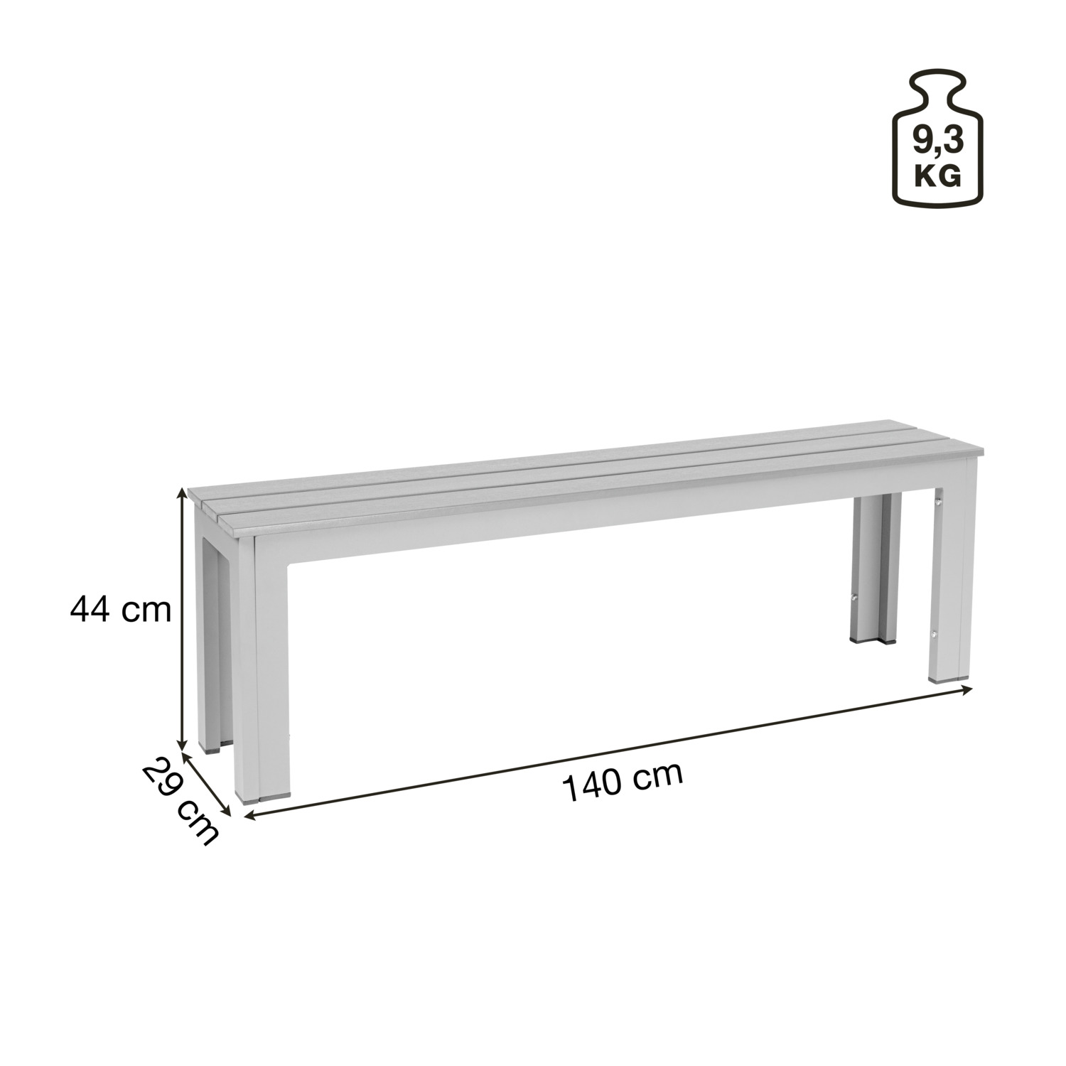 Bench Lamero 3-seater
