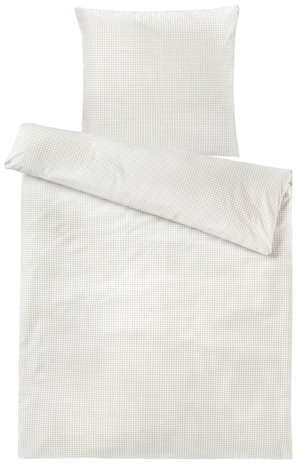 Bed linen set Riva percale with chequered pattern