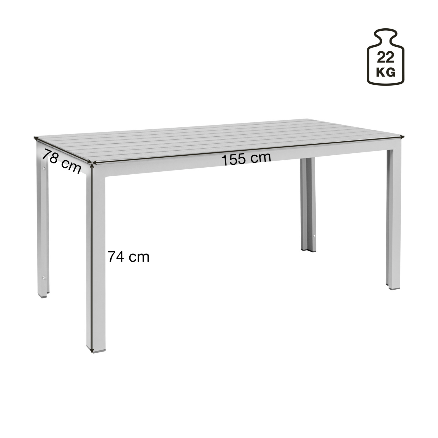 Table Lamero rectangular