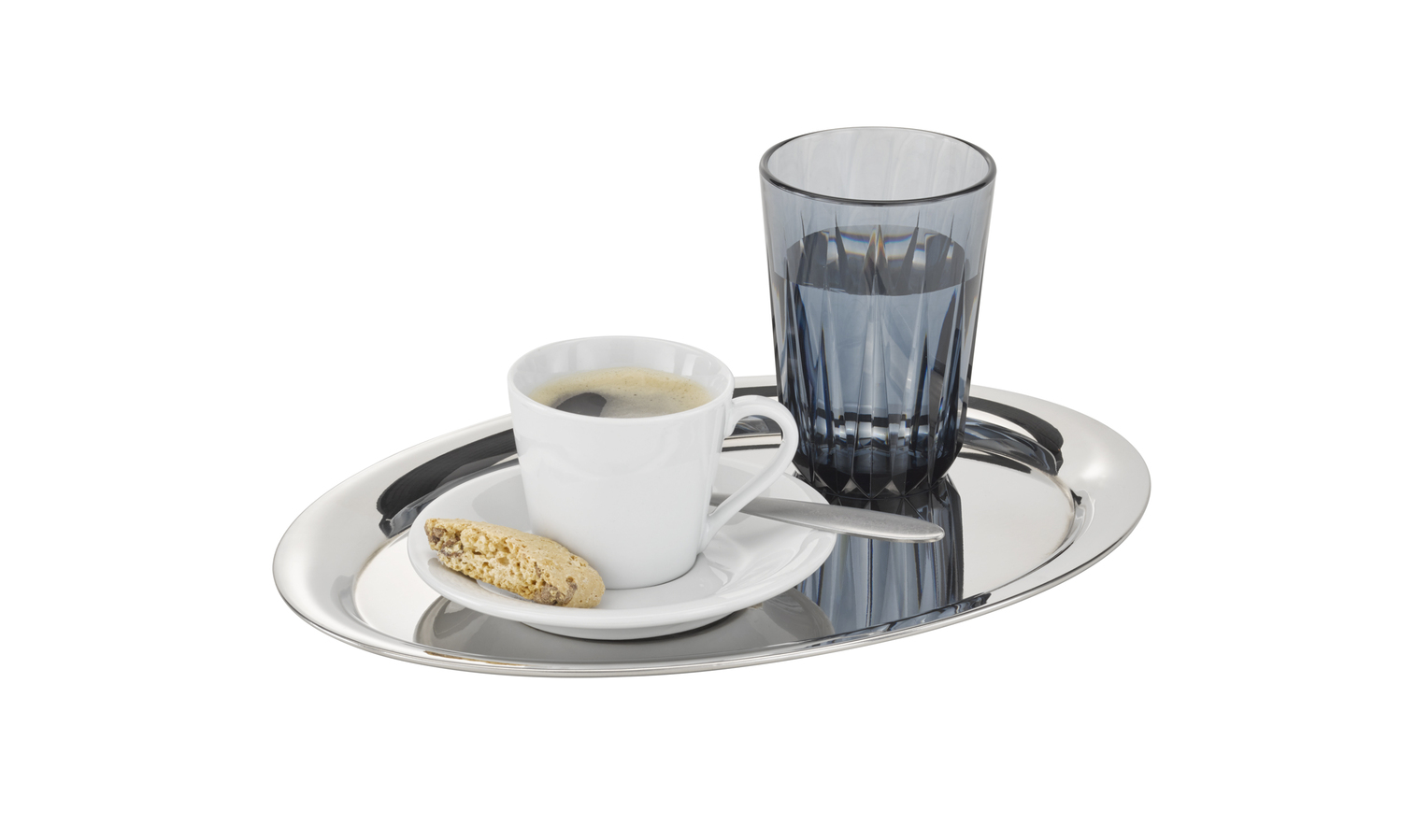 Serving tray Kaffeehaus polished