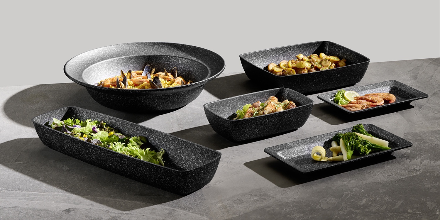 SB bowl FROSTFIRE, aluminium, non-stick coating, square