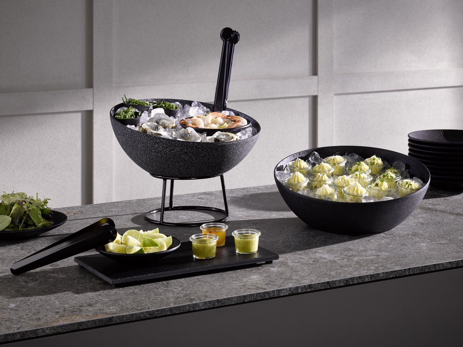 SB bowl FROSTFIRE, aluminium, non-stick coating, square