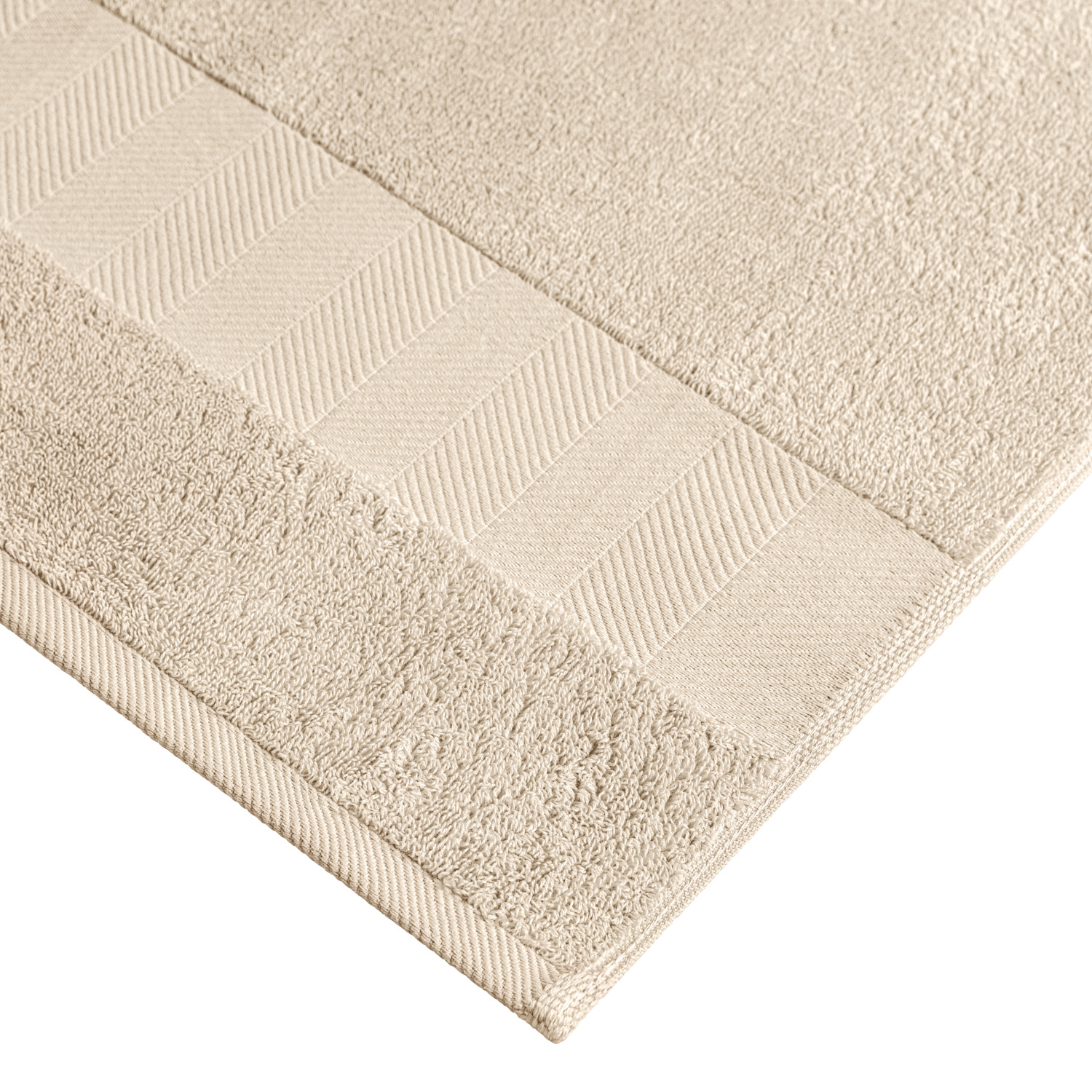 Face towel Evora herringbone border
