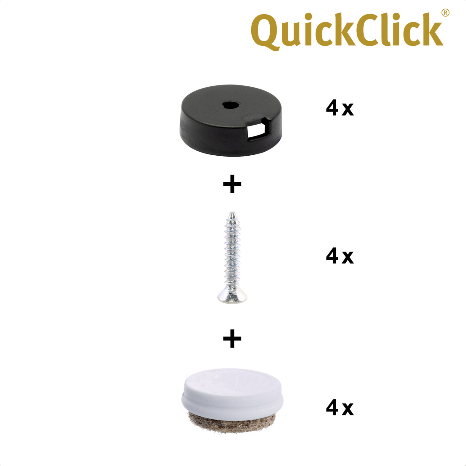 Chair glides Wagner QuickClick QC 7808