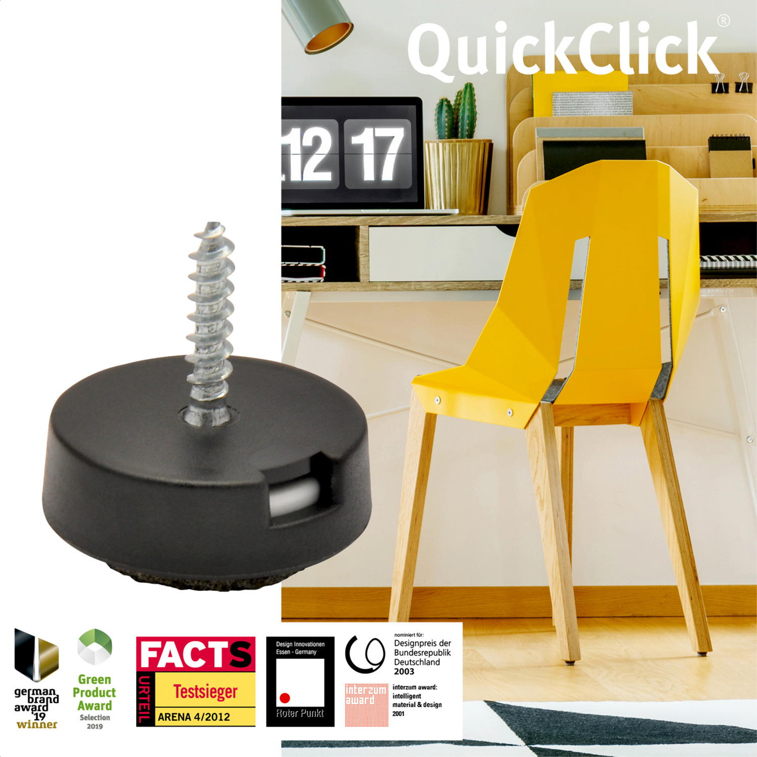 Chair glides Wagner QuickClick QC 7808