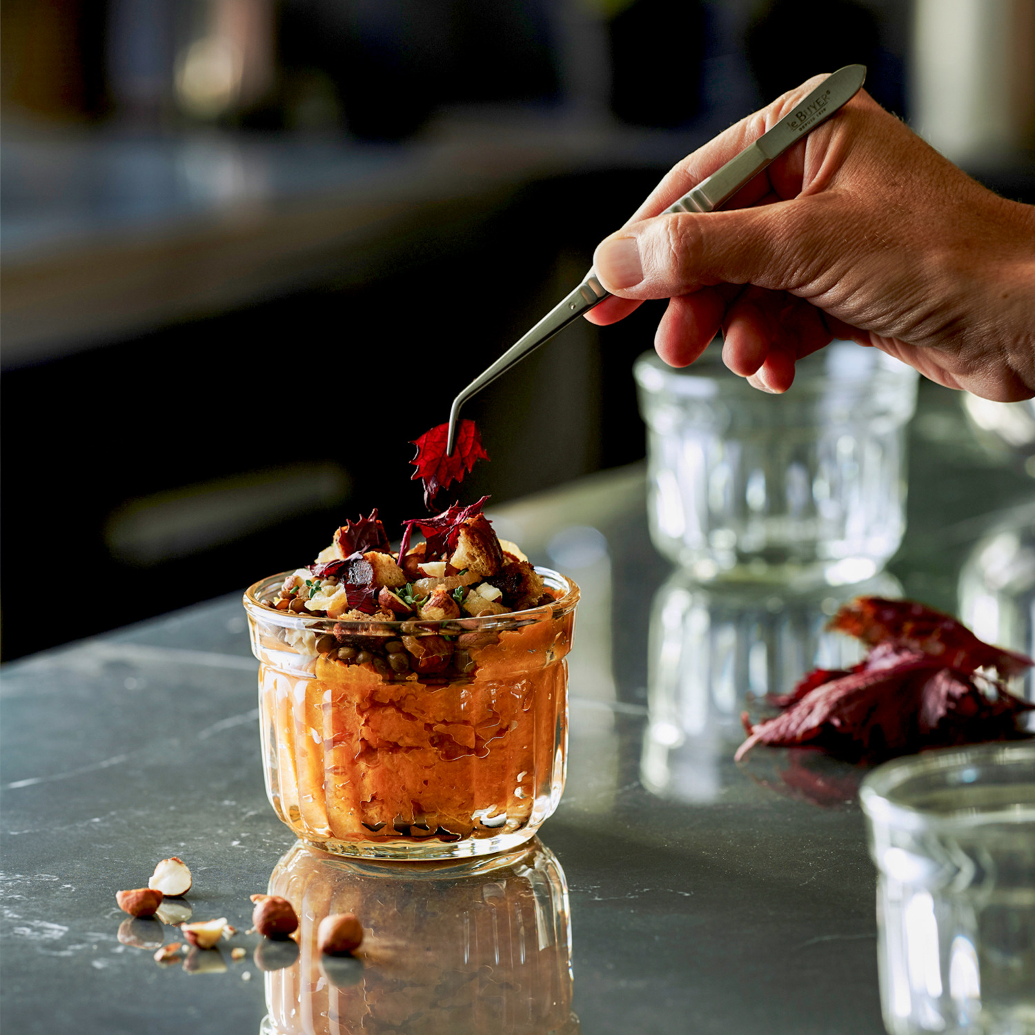 Mini glass Verrine Delice tempered
